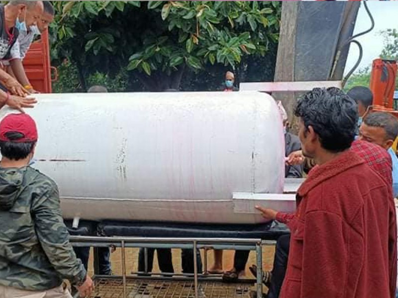 चौरजहारीमा अक्सिजन प्लान्ट